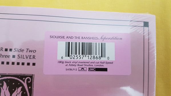 Siouxsie & The Banshees : Superstition (LP, 180 + LP, S/Sided, Etch, 180 + Album, RE, RM)