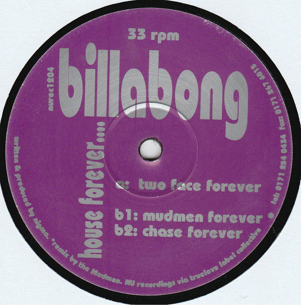 Billabong : House Forever.... (12", Bla)