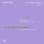 the album cover for Dolce - Three Solo for Three Voices