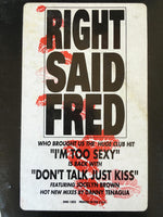 Right Said Fred : Don't Talk Just Kiss (12", Promo)