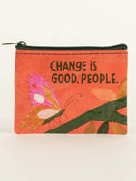 Blue Q Coin Purse - Change is Good, People.