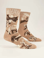 Blue Q - Men's Crew Socks- F*** Work