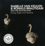 the album cover for Ronald Brautigam - Music of Grieg Elgar & Sibelius