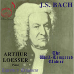 the album cover for Arthur Loesser - Well-Tempered Clavier