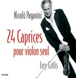 the album cover for Paganini / Ivry Gitlis - Paganini : 24 Caprices for VLN Solo