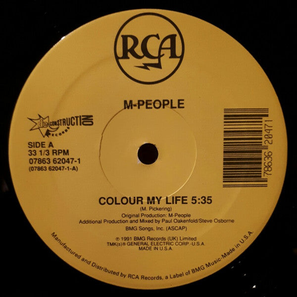 M People : Colour My Life (12")