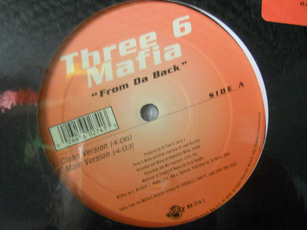 Three 6 Mafia / Trick Daddy : From Da Back / Walkin Like A (12")