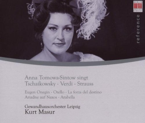 the album cover for Verdi/Strauss/Tchaikovsky - Anna Tomowa-Sintow Sings Verdi