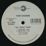 Van Damme : All Right Now (12")