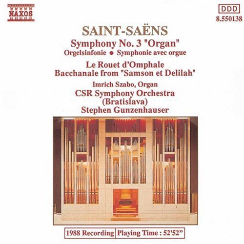 the album cover for Stephen Gunzenhauser - Symphony 3 "Organ"