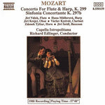 the album cover for Richard Edlinger - Flute & Harp Concerto