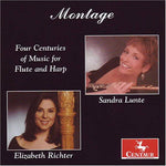 the album cover for Montage-Four Centuries Of Musi - Montage: Four Centuries of Music for Flute & Harp