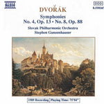 the album cover for Stephen Gunzenhauser - Symphonies 4 & 8