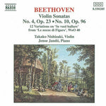 the album cover for JenÅ‘ JandÃ³ - Violin Sonatas 23 & 96 / Mozart Variations