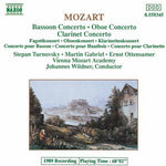 the album cover for Vienna Mozart Academy - Concertos for Bassoon, Oboe & Clarinet