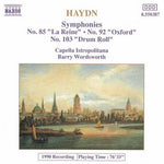 the album cover for BARRY WORDSWORTH - Symphonies 85, 92 & 103
