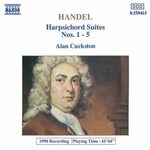 the album cover for Alan Cuckston - Harpsichord Suites 1-5