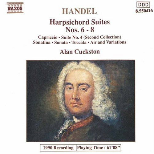 the album cover for Alan Cuckston - Harpsichord Suites 6-8