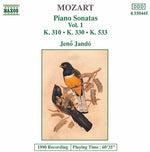 the album cover for JenÅ‘ JandÃ³ - Piano Sonatas 310, 330 & 533