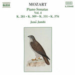 the album cover for JenÅ‘ JandÃ³ - Piano Sonatas 281, 309, 331 & 576