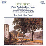 the album cover for Ilona Prunyi - Piano Works for Four Hands
