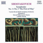 the album cover for Ladislav Slovak - Symphonies 1 & 3