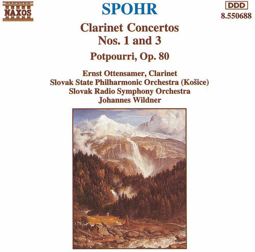 the album cover for L. SPOHR - Clarinet Concerti 1 & 3