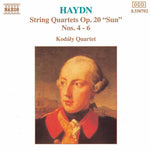 the album cover for Kodaly Quartet - String Quartets Op 20, 4-6