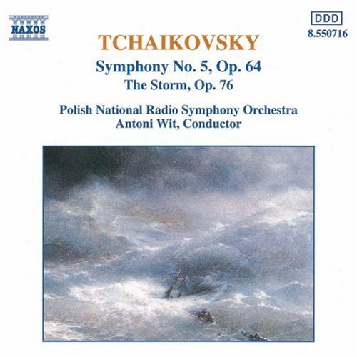 the album cover for Antoni Wit - Symphony 5 / Storm