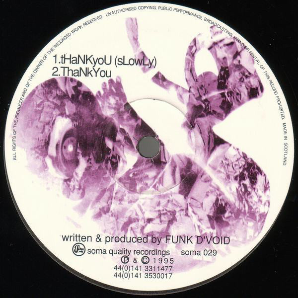 Funk D'Void : Jack Me Off (12")