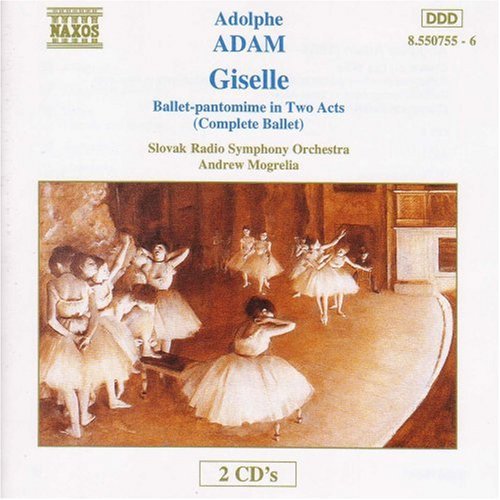 the album cover for Andrew Mogrelia - Giselle