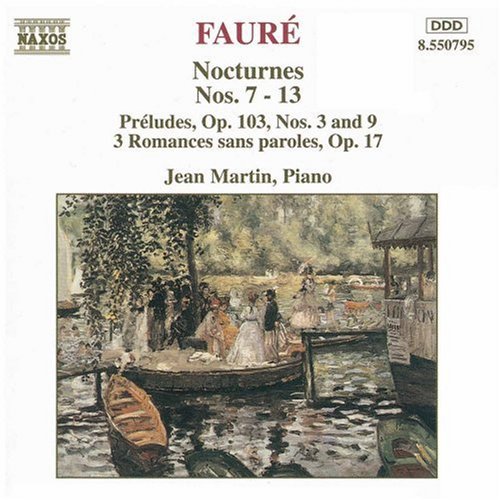 the album cover for JEAN MARTIN - Nocturnes 7-13