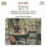the album cover for JEAN MARTIN - Nocturnes 7-13