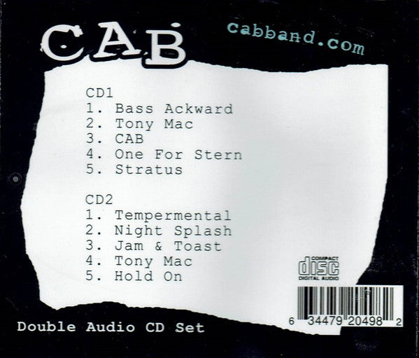 CAB (13) - Bunny Brunel, Tony MacAlpine, Virgil Donati, David Hirschfelder : Live! (2xCD)