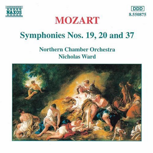 the album cover for Nicholas Ward - Symphonies 19 20 & 37