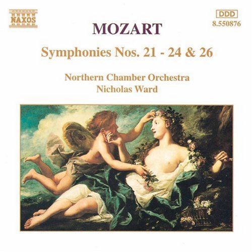 the album cover for Nicholas Ward - Symphony 21-24 & 26