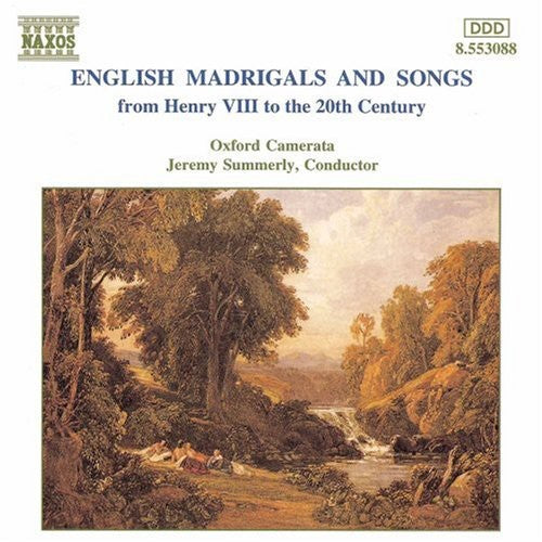 the album cover for Jeremy Summerly - English Madrigals & Songs