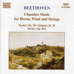 the album cover for Various Artists - Chamber Music for Horns Winds & Strings / Various