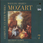 the album cover for W.A. Mozart - Complete Clavier Works 7