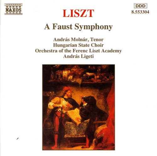 the album cover for Andras Molnar - Faust Symphony