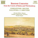 the album cover for Albrecht Holder - Bassoon Concertos