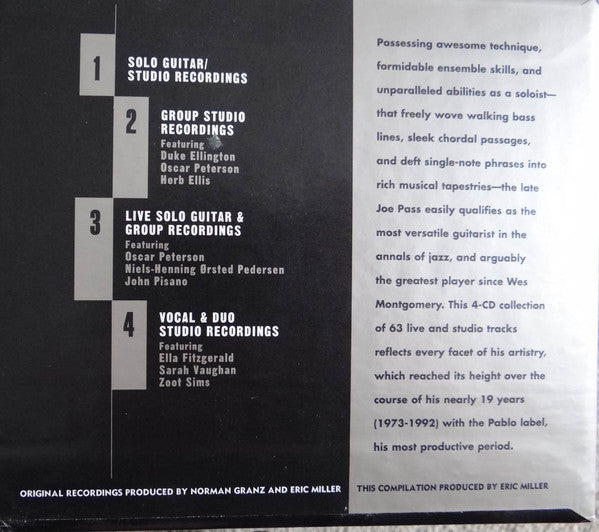 Joe Pass : Guitar Virtuoso (4xCD, Comp)