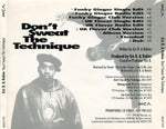 Eric B. & Rakim : Don't Sweat The Technique (CD, Single, Promo)