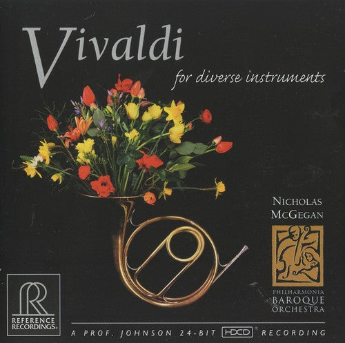 the album cover for Philharmonia Baroque Orchestra - Vivaldi for Diverse Instruments