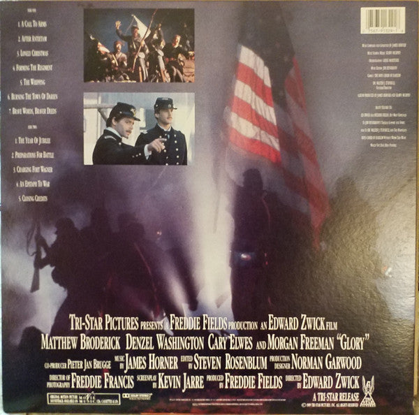 James Horner, The Boys Choir Of Harlem : Glory (Original Motion Picture Soundtrack) (LP, Album, Spe)