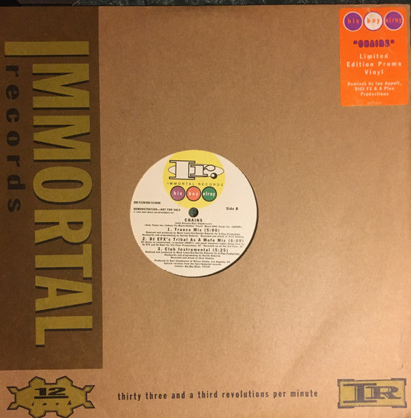 His Boy Elroy (2) : Chains (12", Ltd, Promo, Ora)