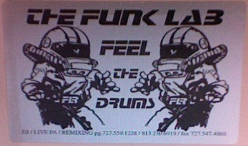 The Funk Lab With DJ Apple : Feel The Drums EP. (12", EP)