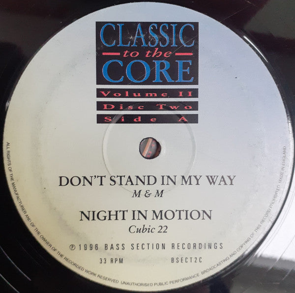 Various : Classic To The Core Volume Two (3xLP, Comp)