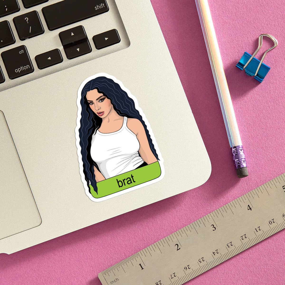 Charli XCX - Brat Die Cut Sticker