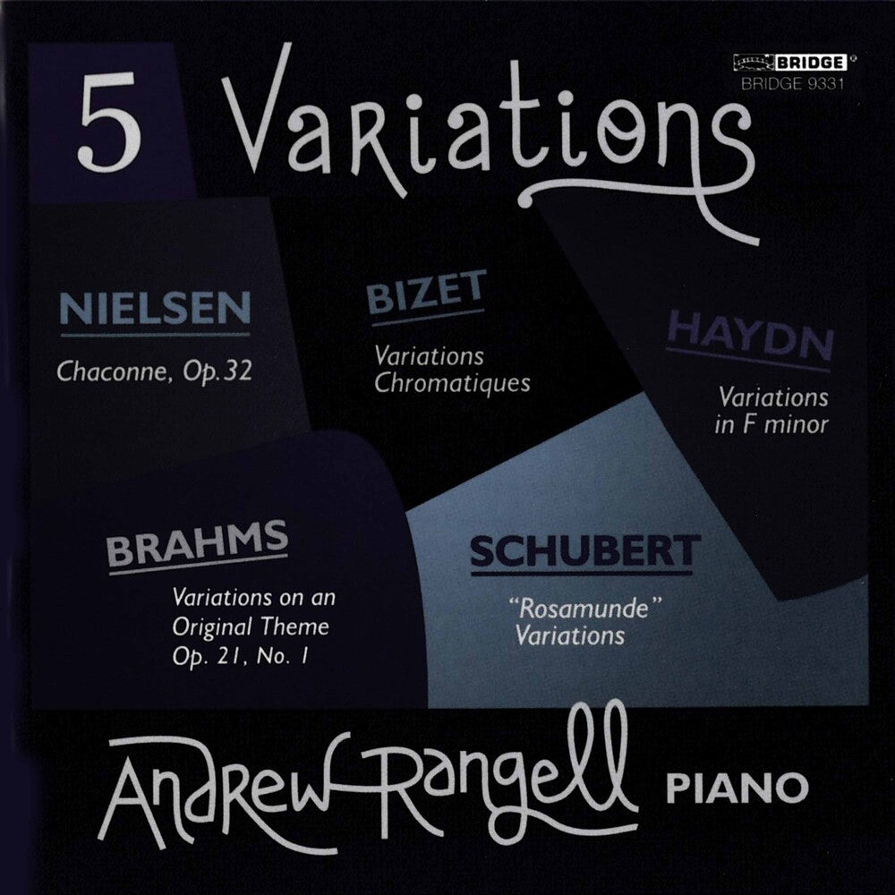 the album cover for ANDREW RANGELL - Five Variations